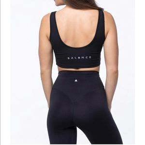 Balance Athletica black bra/top